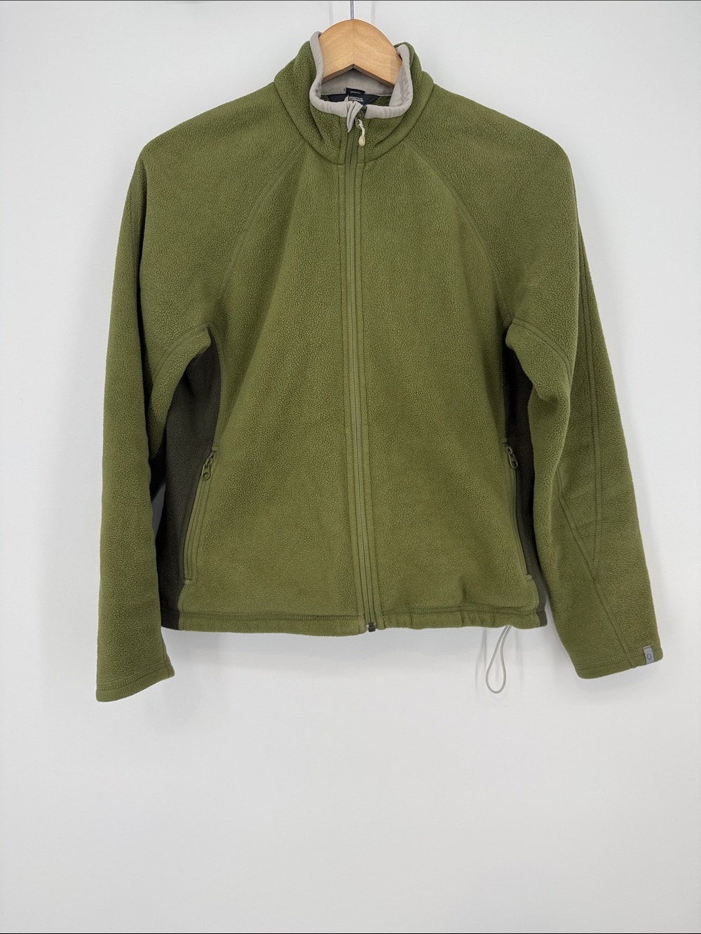 MEC Olive Green Full-Zip Fleece Jacket Medium